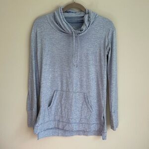 Aerie Light Blue Cowl Neck Pullover